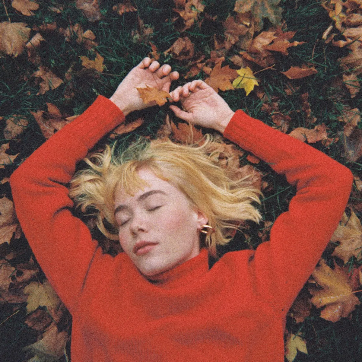 Cover of girl in red – we fell in love in october