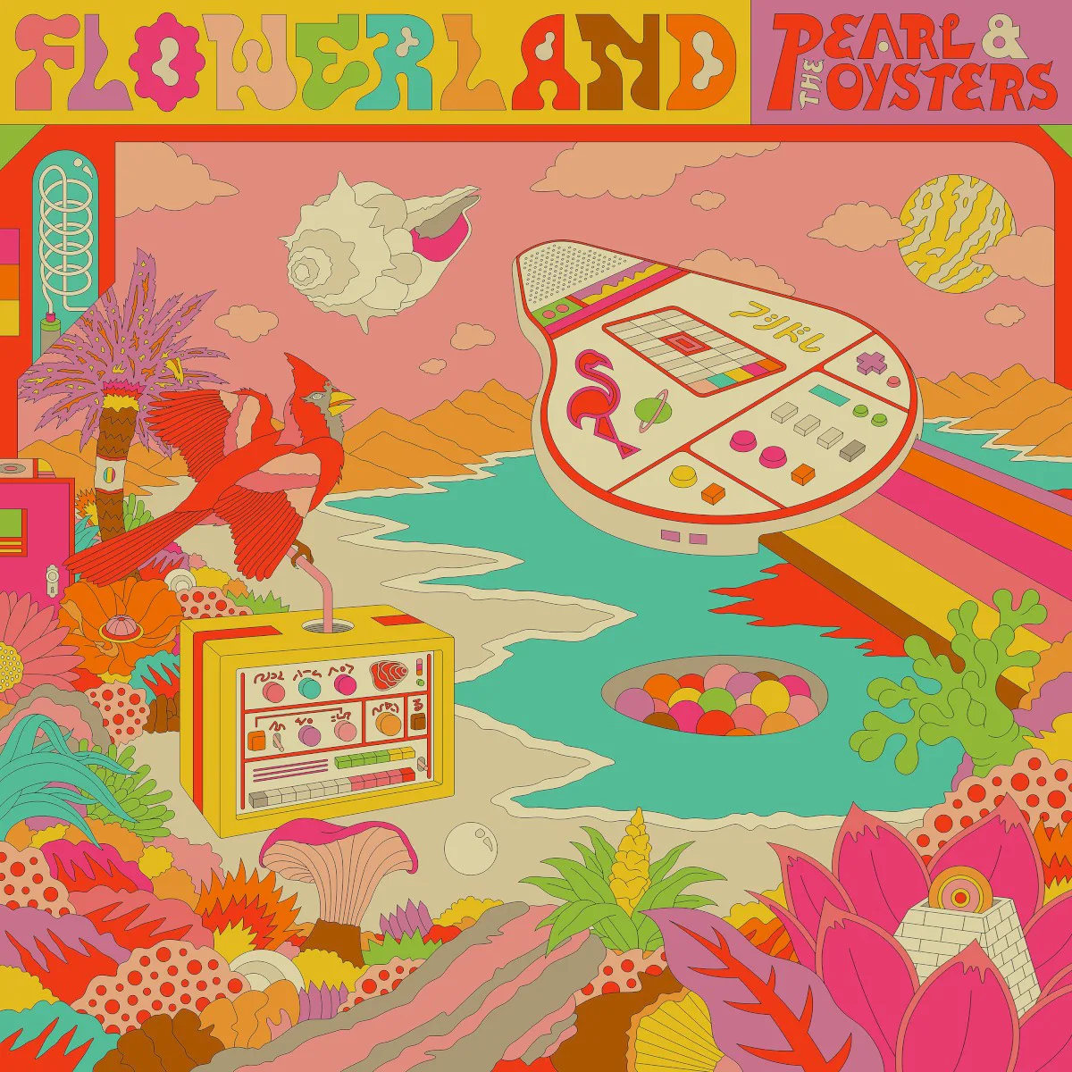 Cover of Pearl & The Oysters – Flowerland